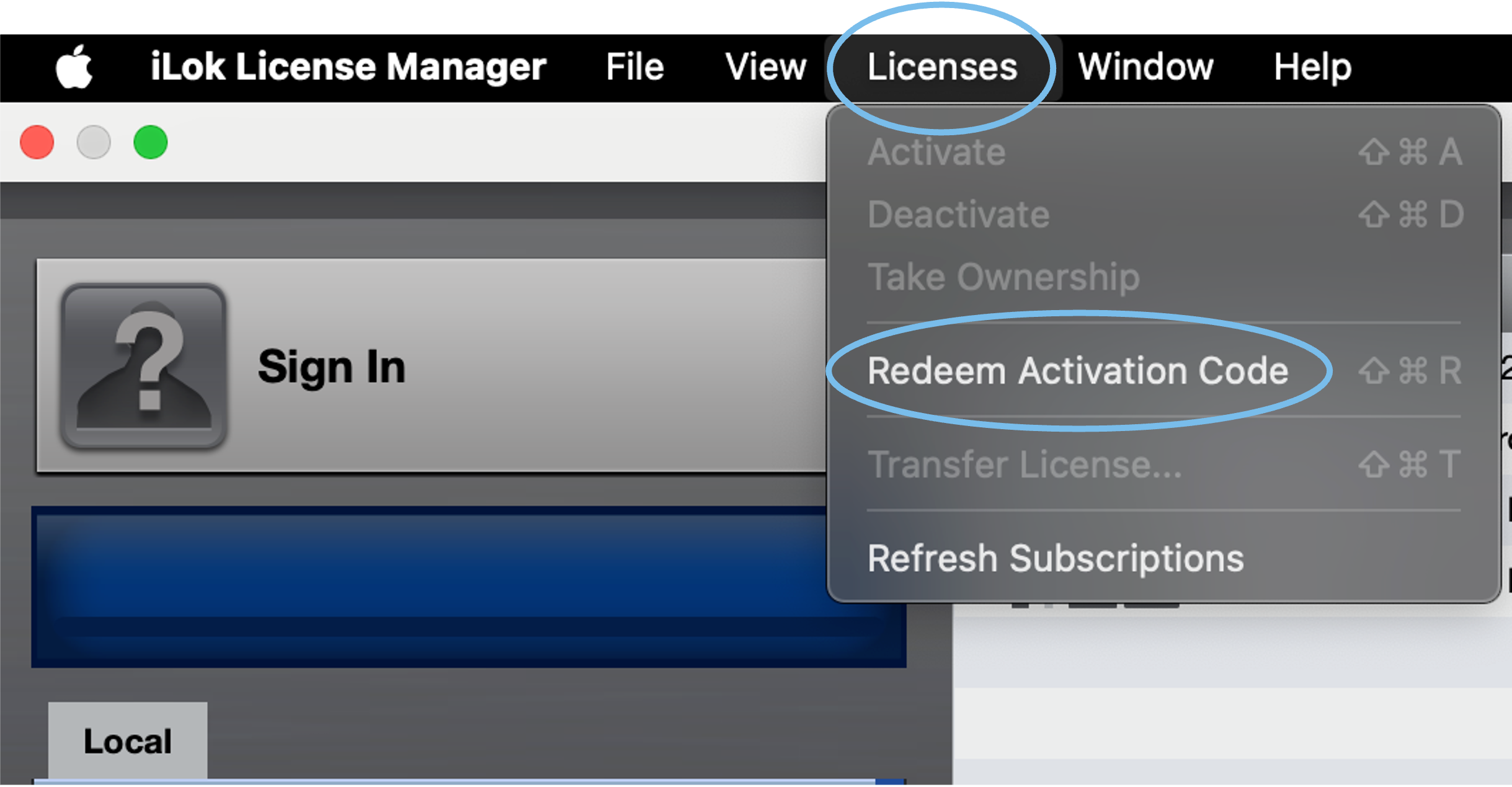 Redeem Activation Code